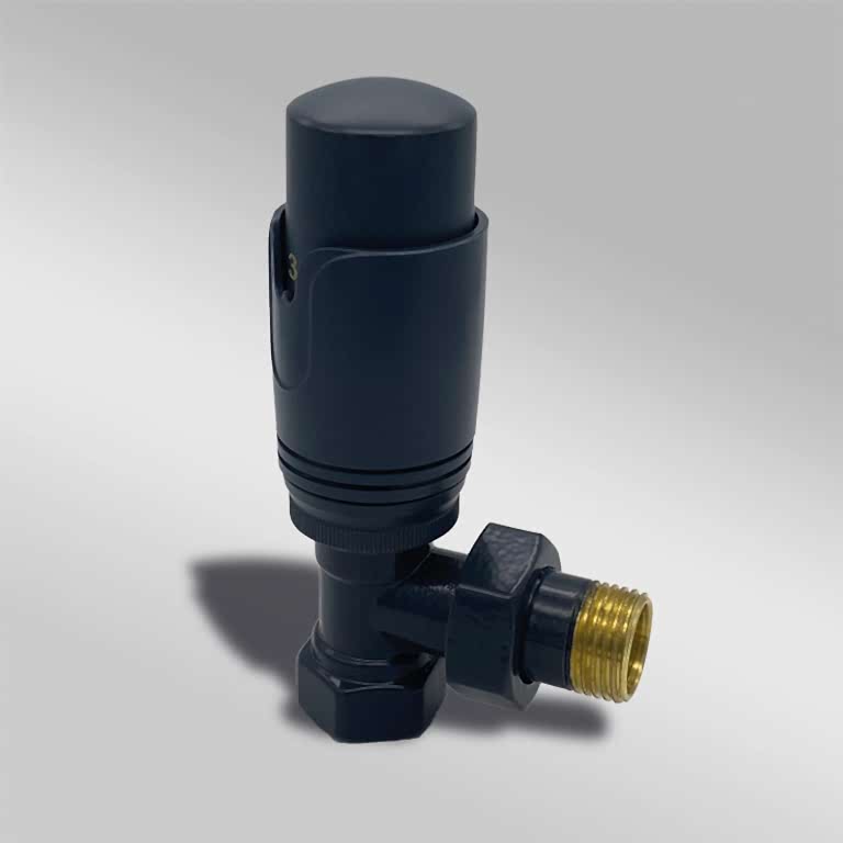 1/2  Antrasit Termostatik Radyatör Vanası