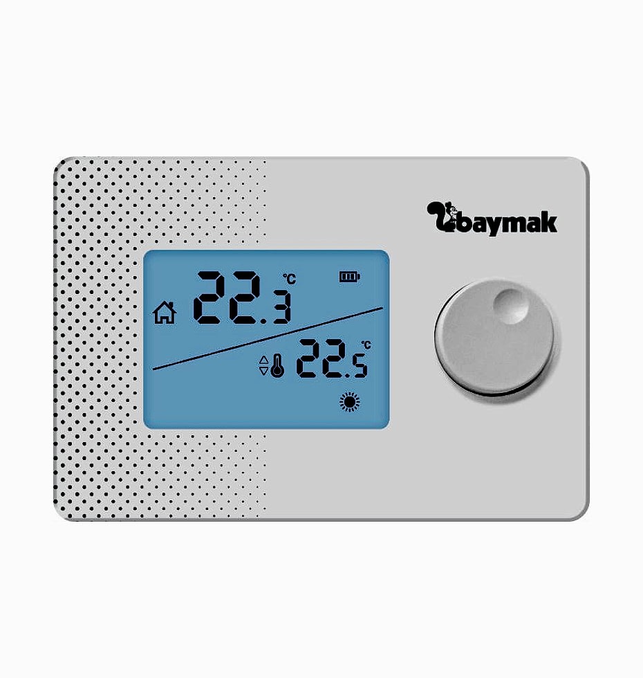 Baymak Logi S Kablosuz Oda Termostatı – Dijital Isı Kontrol Ünitesi