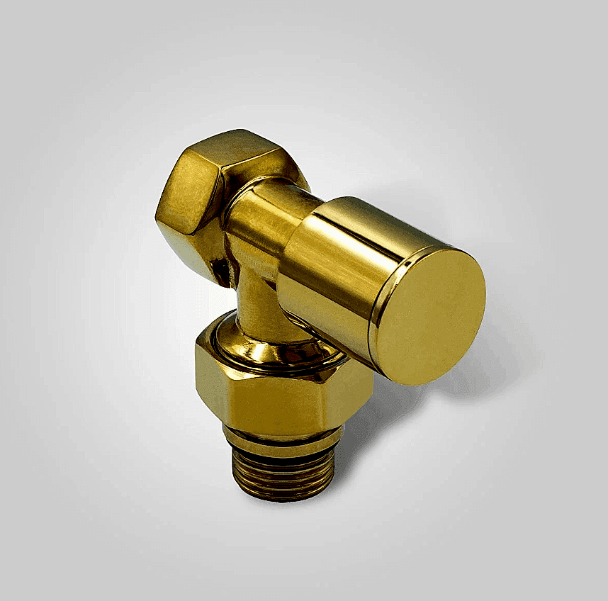 1/2 EDP Sarı Köşe Radyatör Vanası (MV-OM)