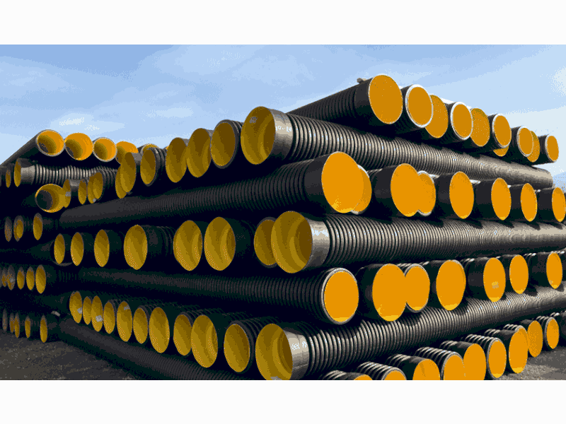 200 mm KORUGE BORU MAVİ