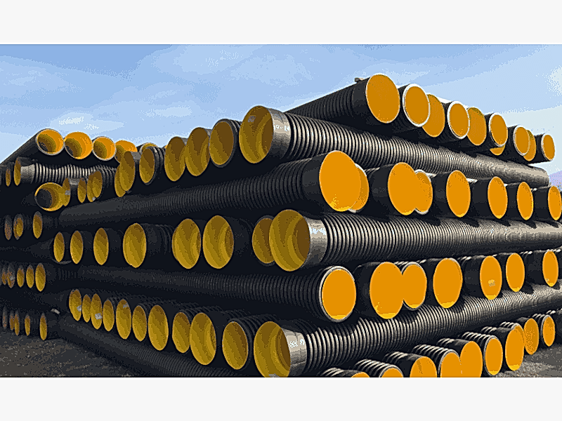 300 mm SN4 KORUGE BORU MAVİ